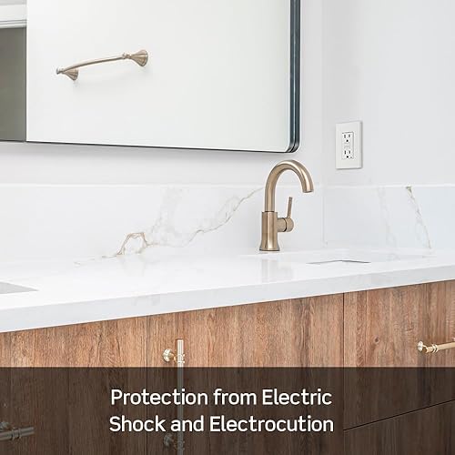 Vista 4 de Receptáculo Leviton con autopruebas, resistente a la manipulación, con indicador LED, GIDDS-2493454, 125.00 volts Blanco