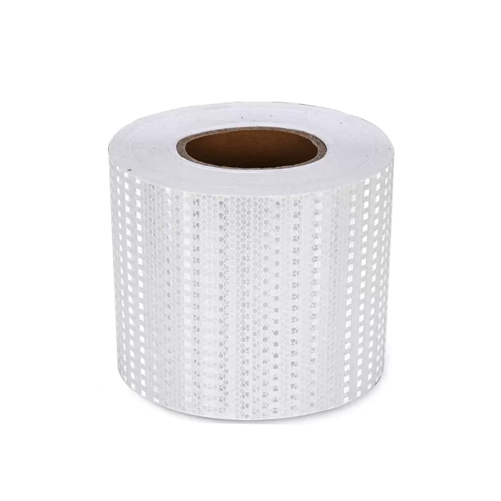 Yuzguhey Width 15Cm Reflective Tape, Self Adhesive Fluorescent Reflector Warning Tape, White 5-20Cm X 3-45M(,Length 45M)