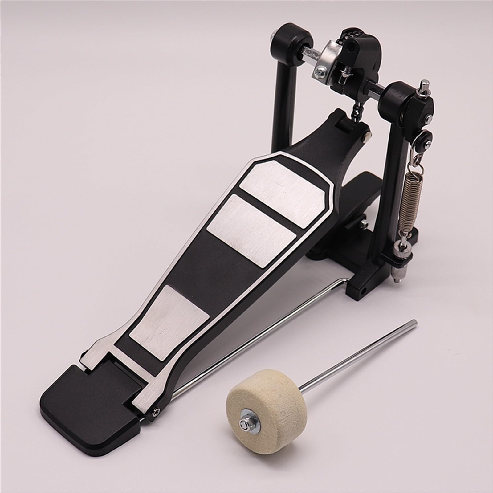 Pedale della batteria Pedale Per Grancassa Singolo Pedale Per Batteria In Metallo Pedale Per Basso Singolo Resistente (Color : 02)