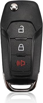Flip Key Fob Replacement Keyless Entry Remote Compatible with Compatible with 2015-2020 Ford F150 2017-2022 F250 F350 Ecosport Explorer Ranger Bronco for N5F-AO8TAA