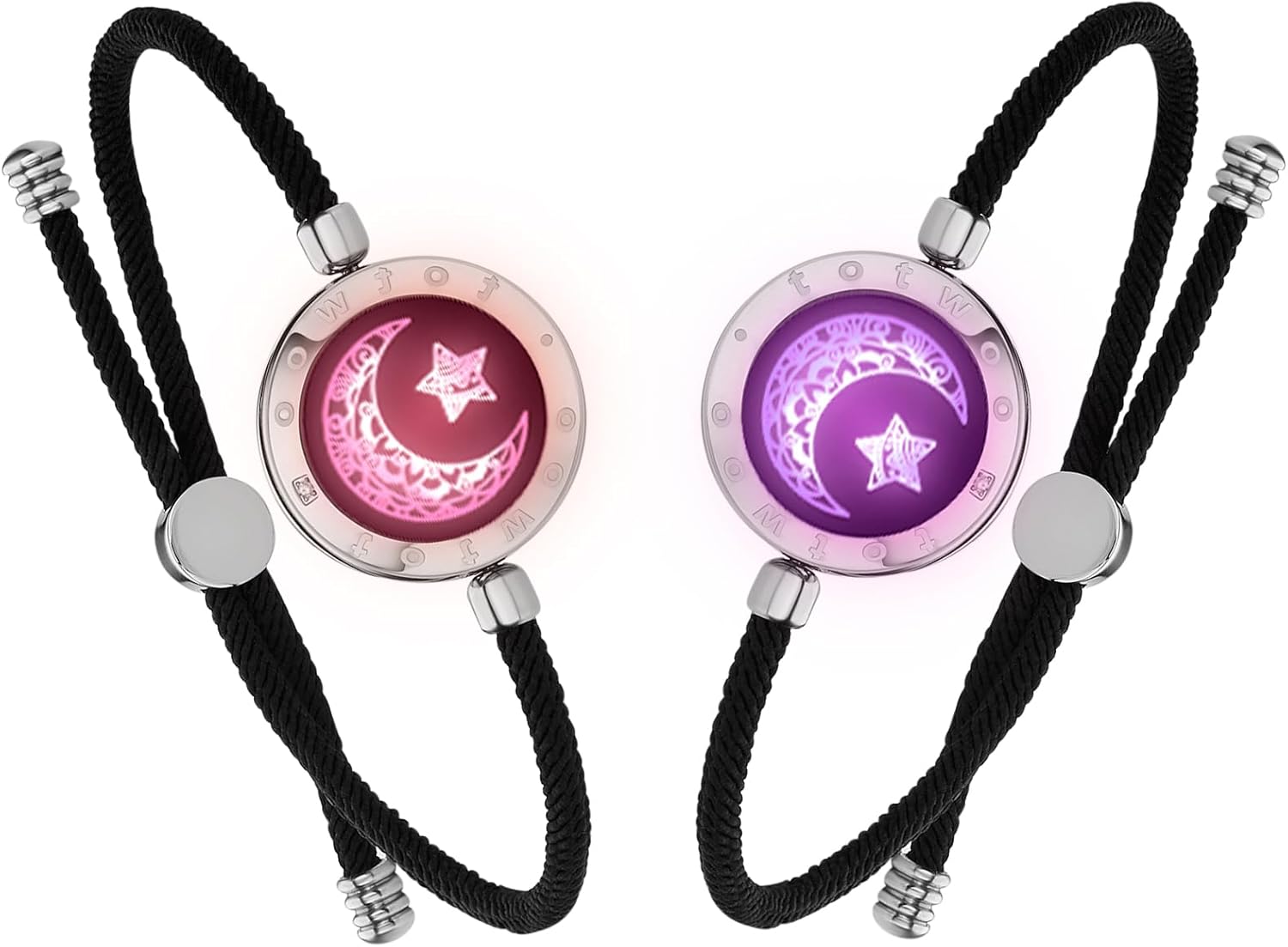 TOTWOO Long Distance Touch Bracelets for Couples, Nepal Ubuy