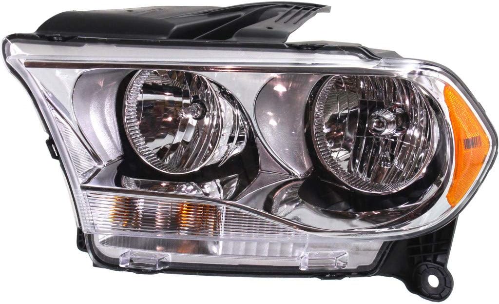 CarLights360 For Dodge Durango Headlight 2011 2012 2013 Driver Side | w/Bulbs | DOT Certified | CH2502228 | 55079367AC