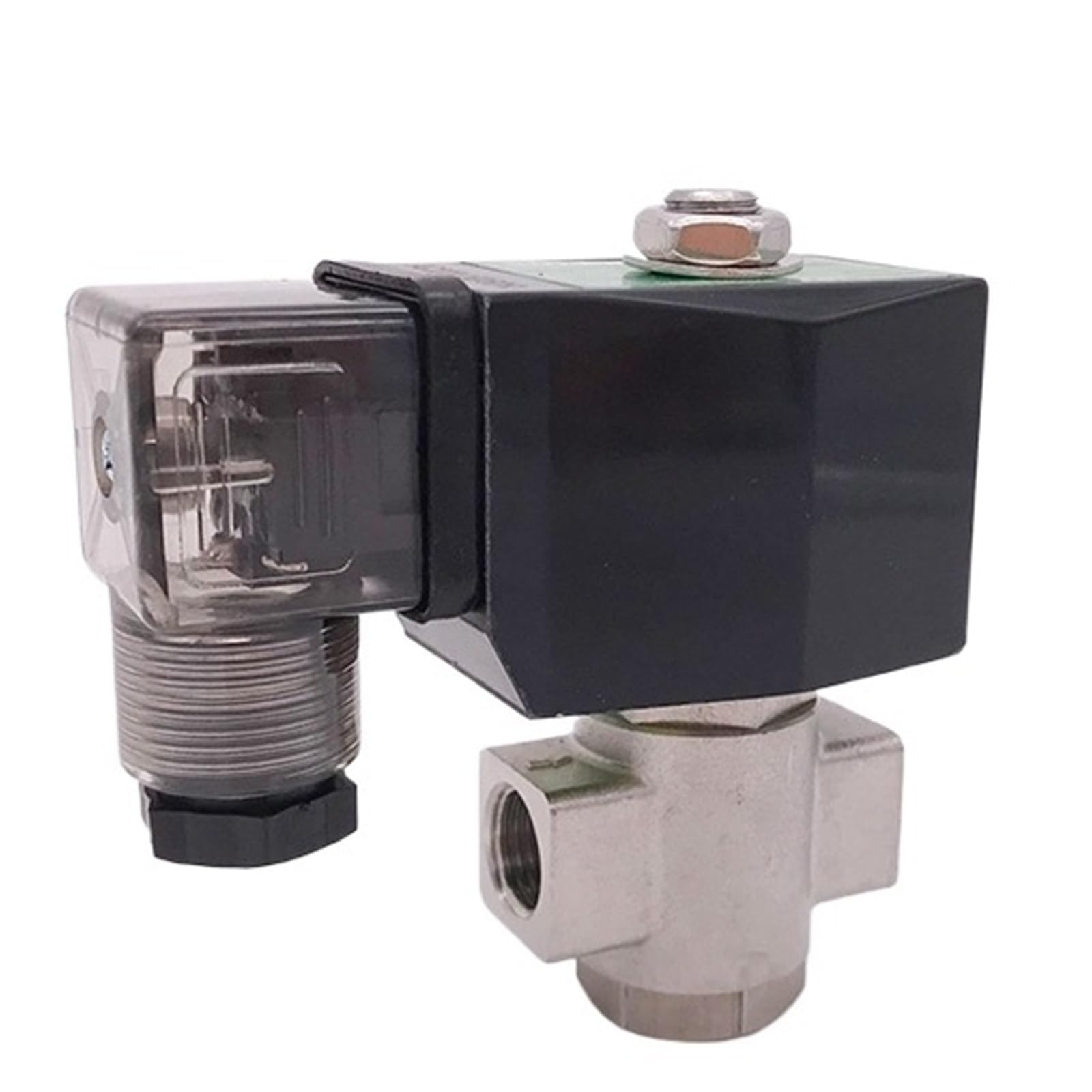 Électrovanne inox 1/4 AC110V électrovanne 2 voies normalement ouverte pour eau et air comprimé