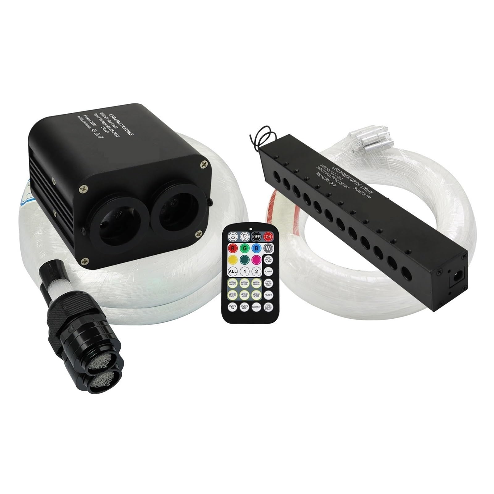 KIT FIBRA OTTICA LED PROFESSIONALE CIELO STELLATO PER IMPIANTO CONTROSOFFITTI eB