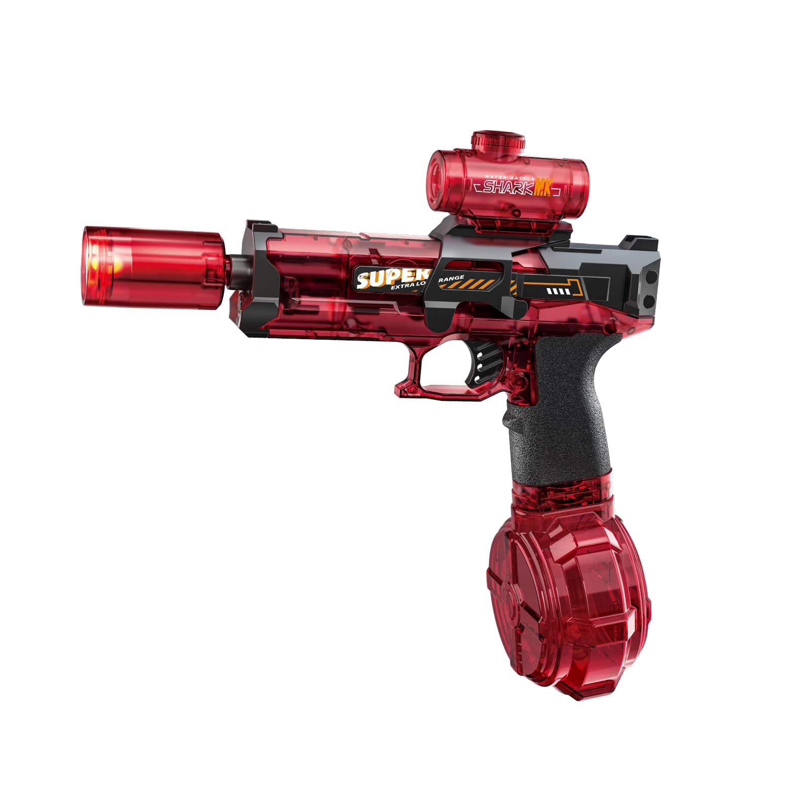 Electric Water Gun for Kids Adults,2026 New Electric Water Pistol with Automatic Water Absorption, Range 7-9M, Automatic Water Gun Pistol Toys for Pool Party Beach Outdoor (A-red)