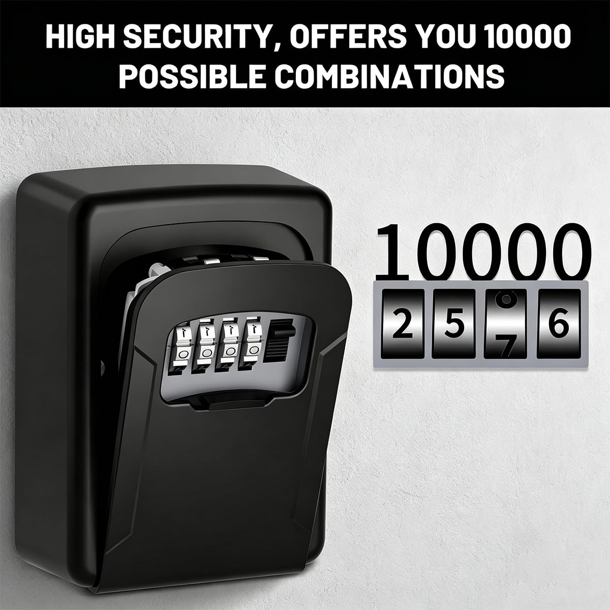 Key Locker Box - Outdoor Combination Lock -3 Key Locker Box - Outdoor Combination Lock -3