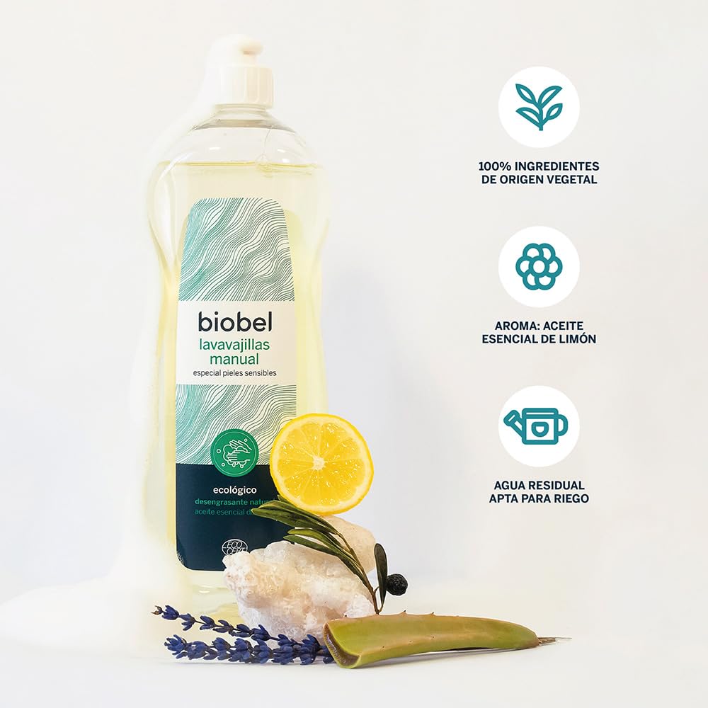 Biobel - Lavavajillas Manual - 100% Natural - 20 L