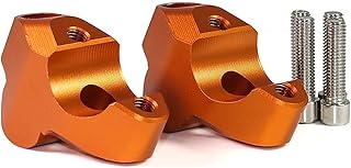 オートバイアクセサリー ハンドルバーライザー ドラッグハンドルバークランプ延長アダプター に適合するデューク 790 2018- に適合するR 890 2020-690 2016- 用 ハンドルバー ライザー(オレンジ)