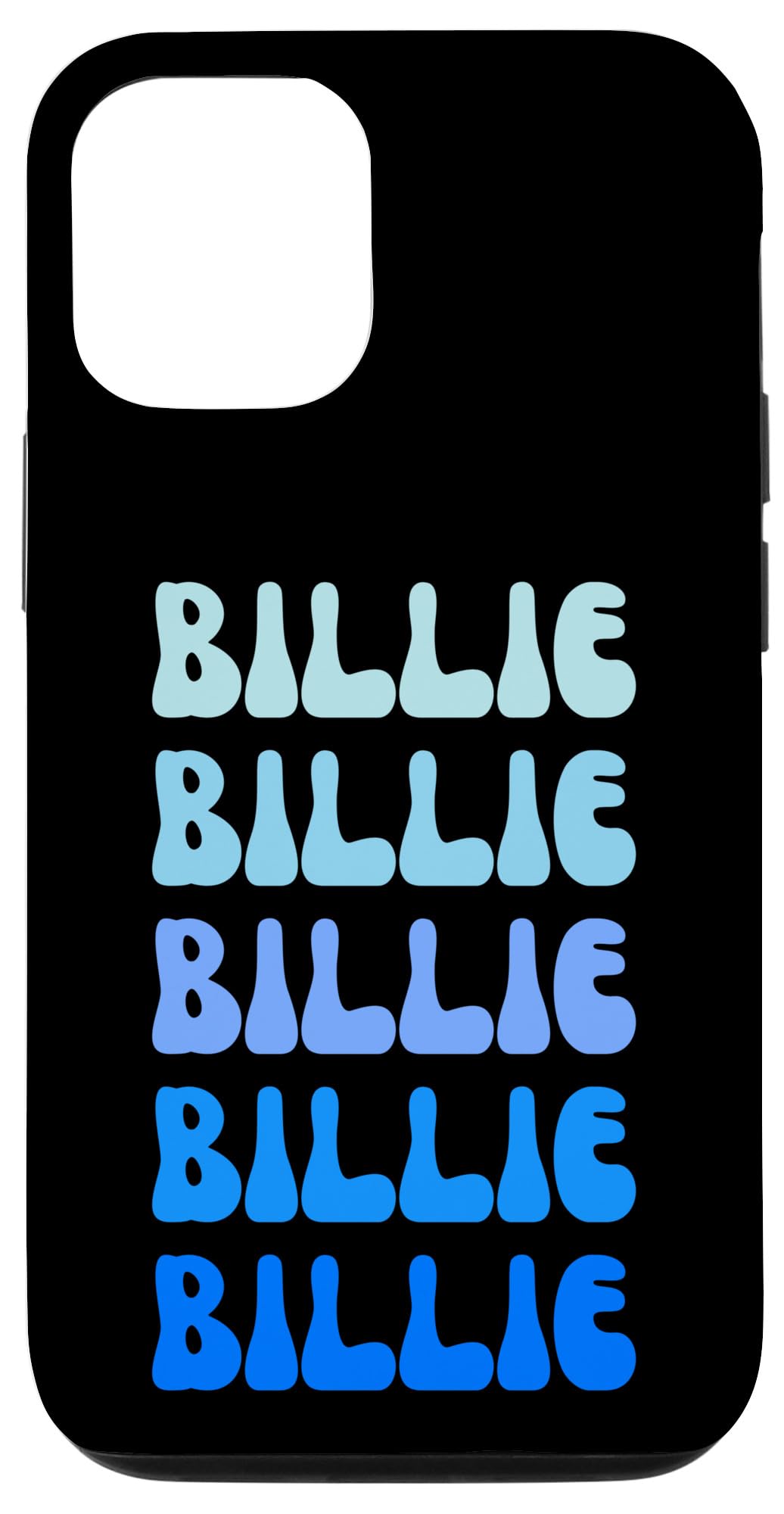 Billie Retro Name Stack Design Case for iPhone 12/12 Pro