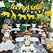 Let's Get Wild Banner Jungle Safari Animal Garland Zoo Themed Baby Shower Wild One Party Welcome Sign Forest 1st Birthday Festival Party