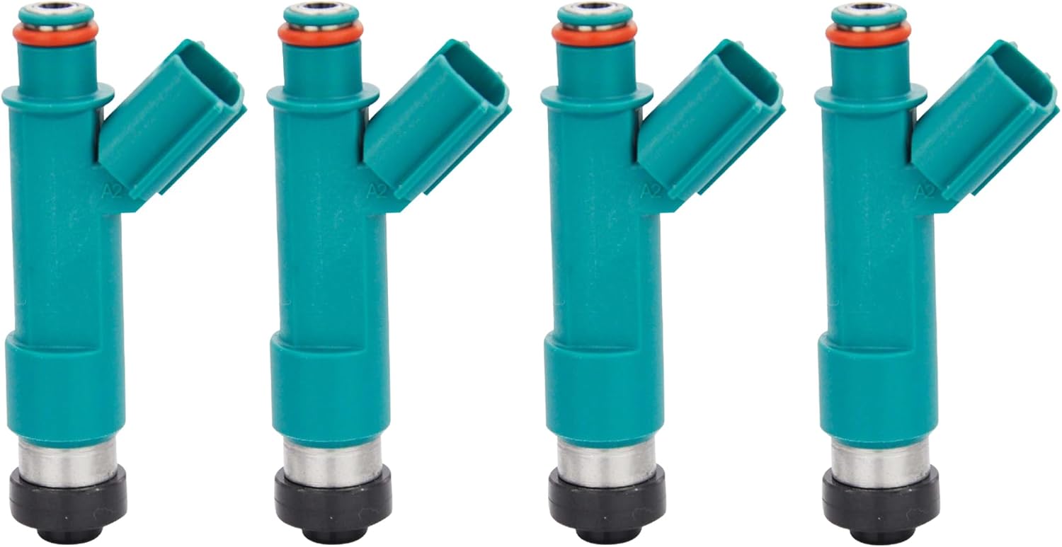 4PCS Fuel Injectors Compatible with Pontiac 2009-2010 Vibe 2.4L, Replace# FJ1091, 19185447
