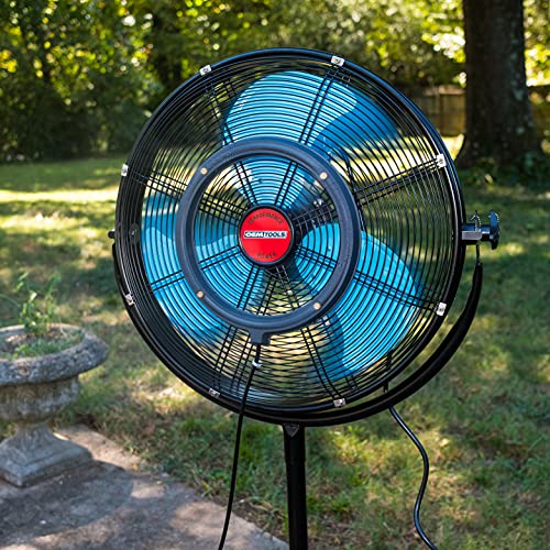 Oemtools 23978 20” Tilting Pedestal Misting Fan, Outdoor Fans For Patios, Waterproof Misting Fans For Outside, Fan With Mist, Fan Misters For Cooling, Outdoor Fan With Mister For Patio, Waterproof #TOP4