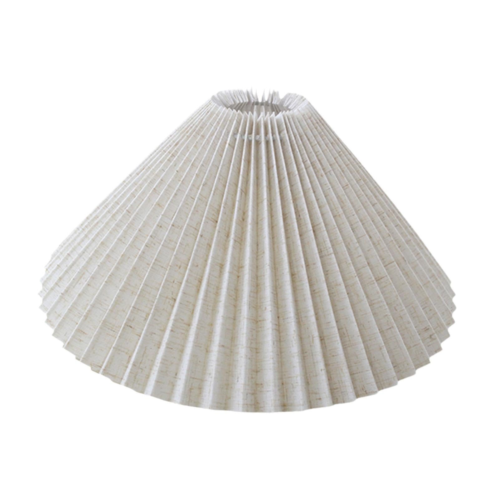 Pleated Lampshade Simple Cloth Floor Lamp Shade for Home Dining Room Bedroom Linen|Lamp Shades|Home Garden-image-40
