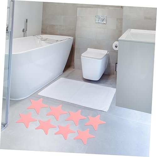 Miniatura 5 de Zerodeko 1 juego de calcomanías antideslizantes en forma de estrella, calcomanías antideslizantes para bañera, peldaños de ducha, apliques adhesivos