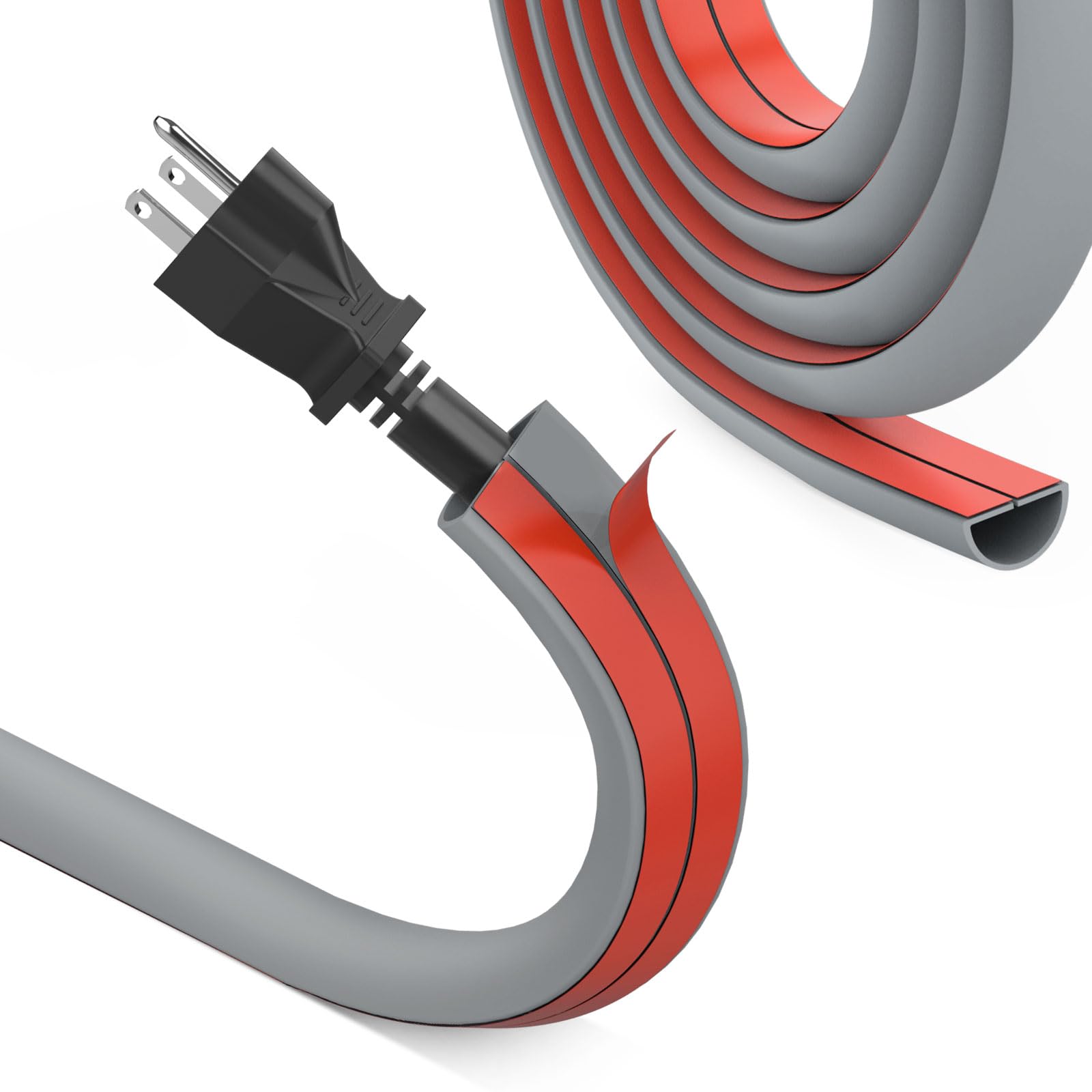 PRATICO PORTACAVI FILI 20pz Clip Adesive Per Cablaggio Ordinato E - Foto 7