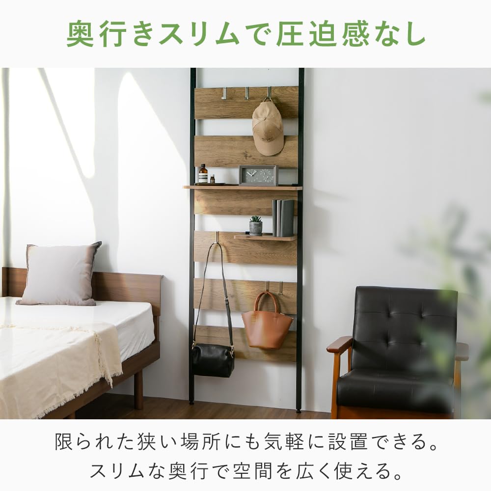 Amazon｜【玄関収納に】アイリスプラザ 突っ張り 壁面 棚 ウォール