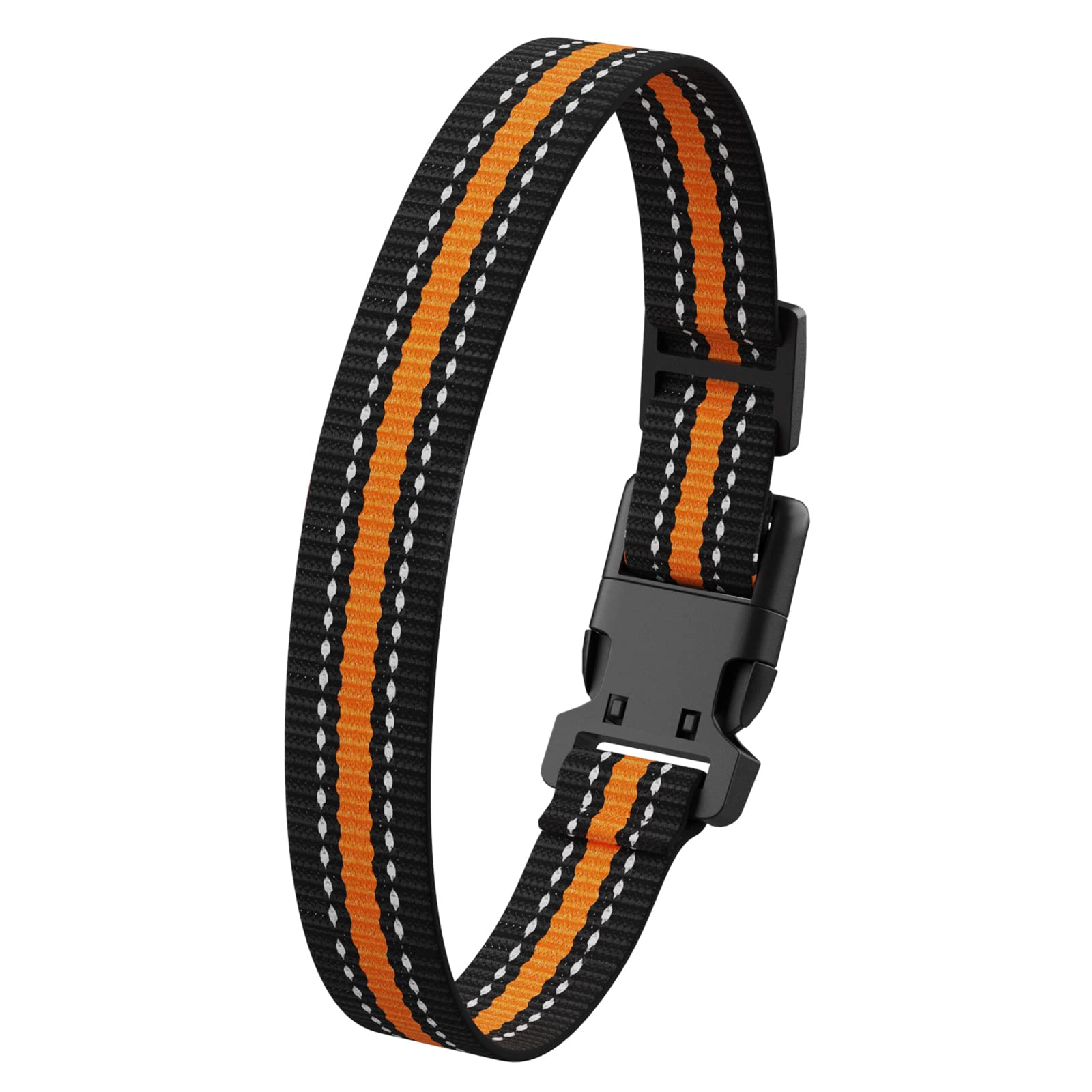 Sangle de Collier en Nylon Bousnic RS2 Orange pour Chien