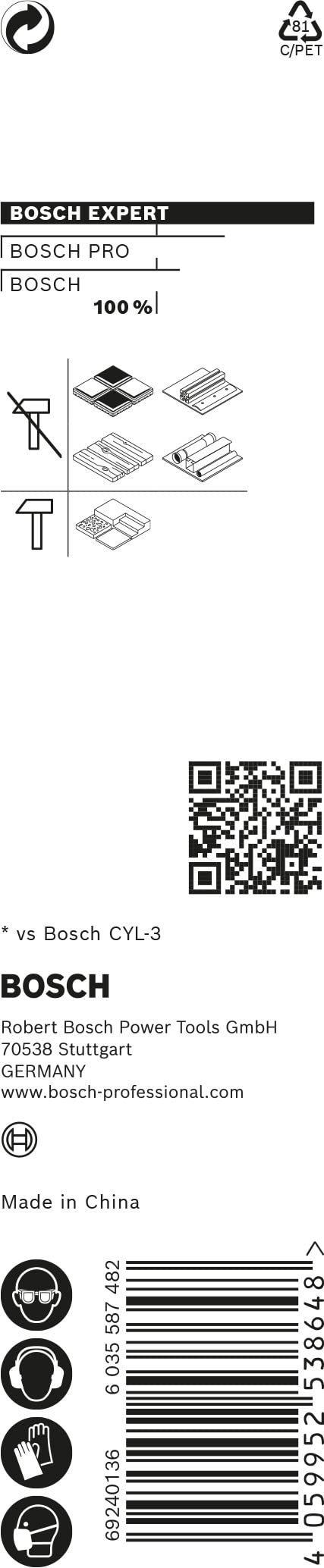 Bosch Professional 1x EXPERT HEX-9 MultiConstruction Delme Uçları (Beton, Yumuşak döşemeler, Çelik, Yumuşak ahşap, Plastik, Ø 5,00x100 mm, Aksesuar Döner Matkap/Vidalamalar)