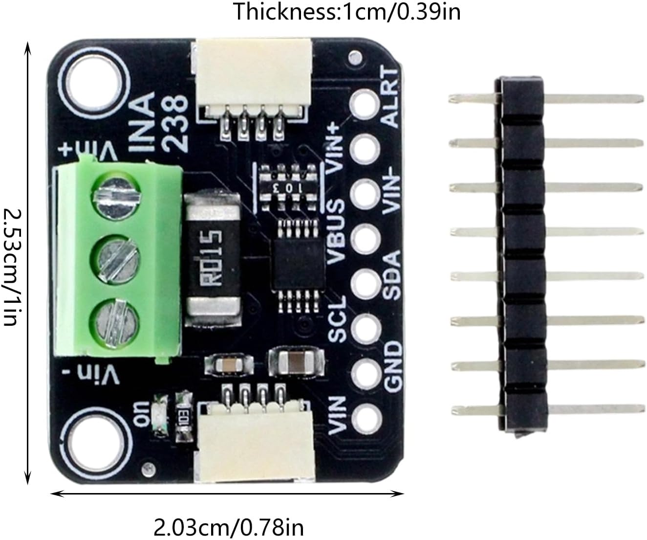 INA237 85V 10A Current Module with 16bit for Data Centers Real Time