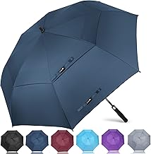 ZOMAKE Golf Umbrella Windproof, Extra Large Oversized Heavy Duty Double Canopy for Rain, Sports Games & Push Cart(51/54/62/68/72Inch)
