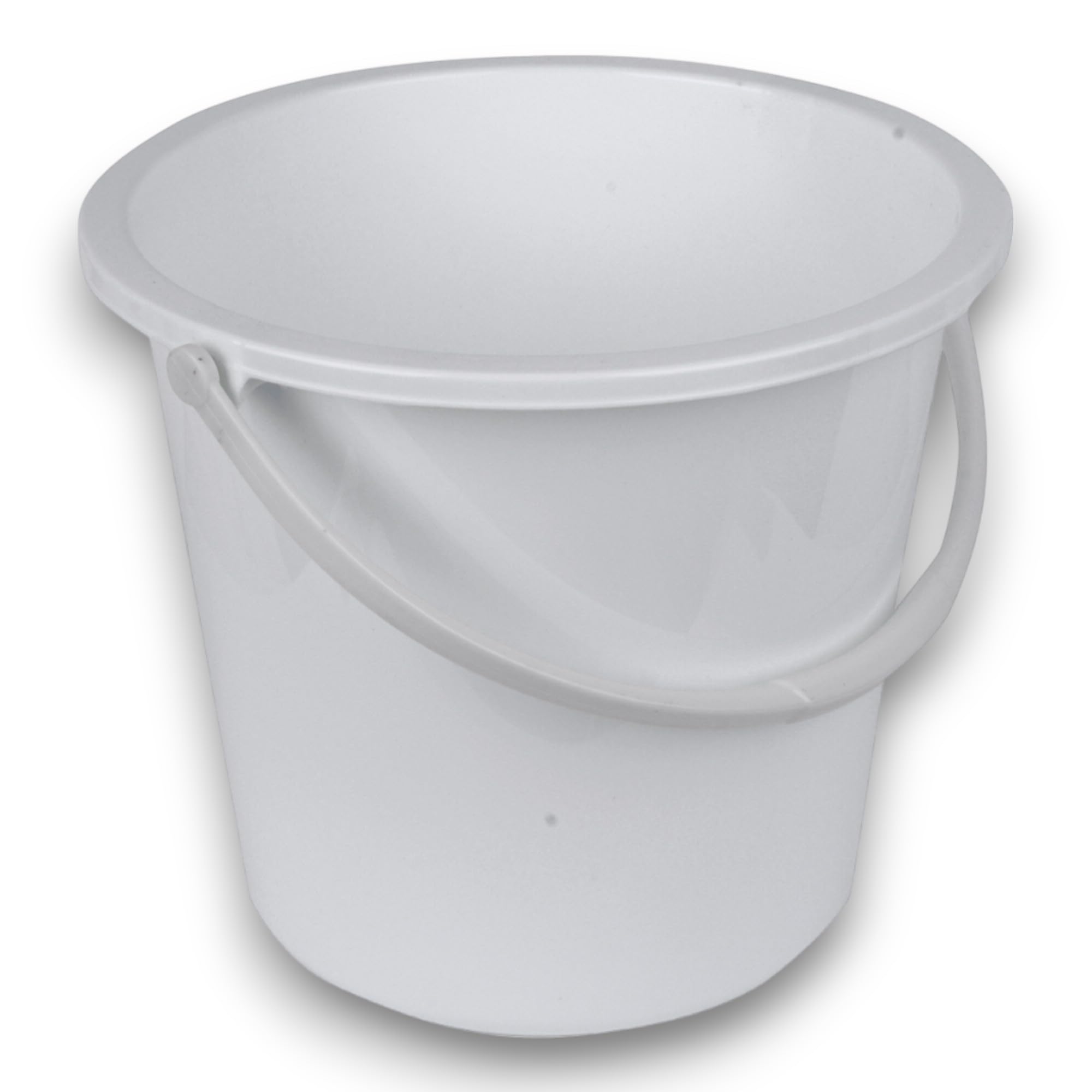 Robert Scott Household Bucket, Round, Plastic, 10 L (White), CICS04
