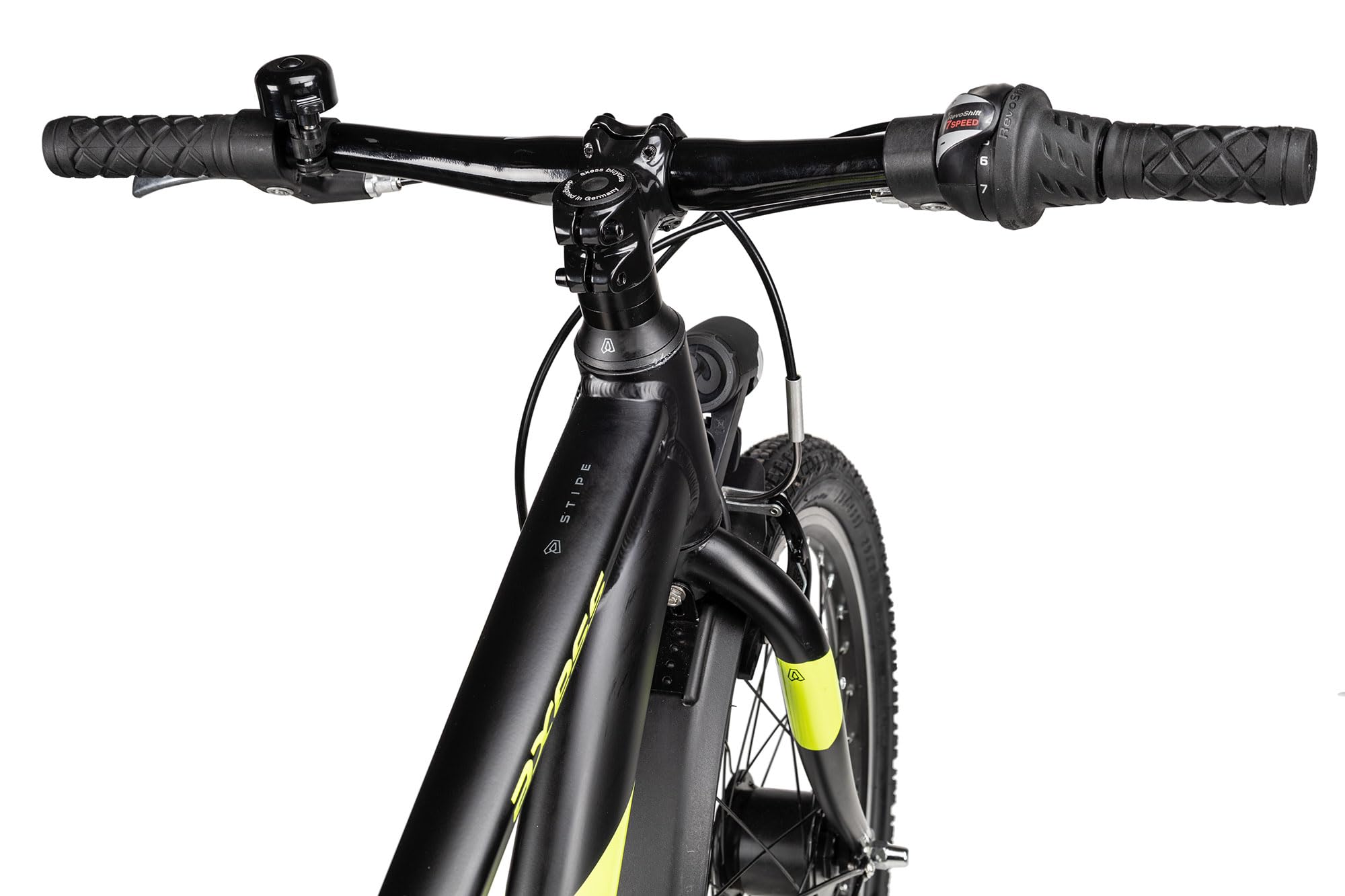 Axess Stipe Street 20 | verkehrssicheres Kinderfahrrad | 20 Zoll Mountainbike | 7-Gang Schaltung