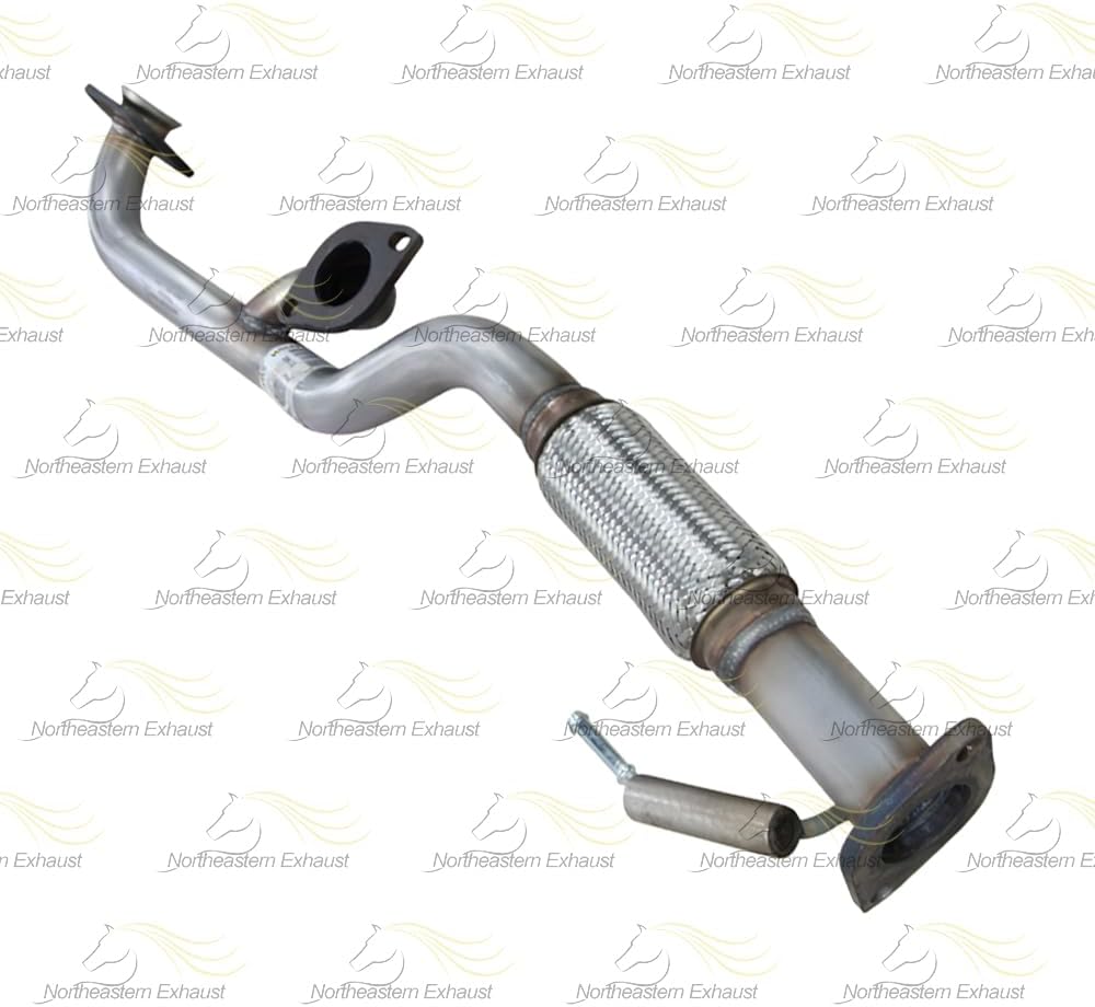 Exhaust Front Flex Y-Pipe Compatible for 2001-2006 Mazda Tribute 3.0L | Stainless Steel | Northeastern Exhaust | Free Gaskets and Bolt Kit Included | Direct-Fit Replacement
