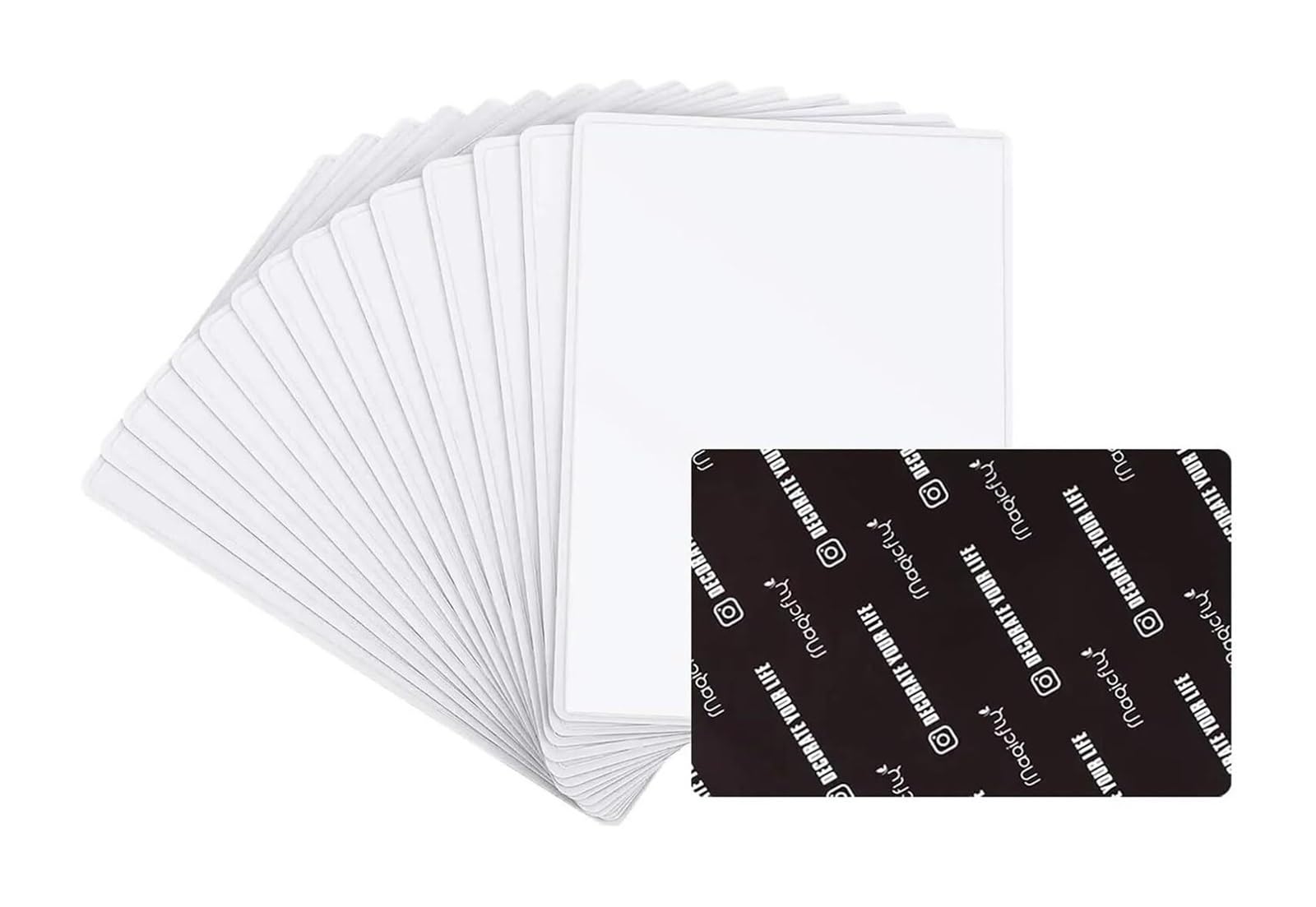 magnetic photo frames for fridge, 15pcs Magnetic Photo Frames With PVC Pocket For Refrigerator 100x150mm(White 15pcs)