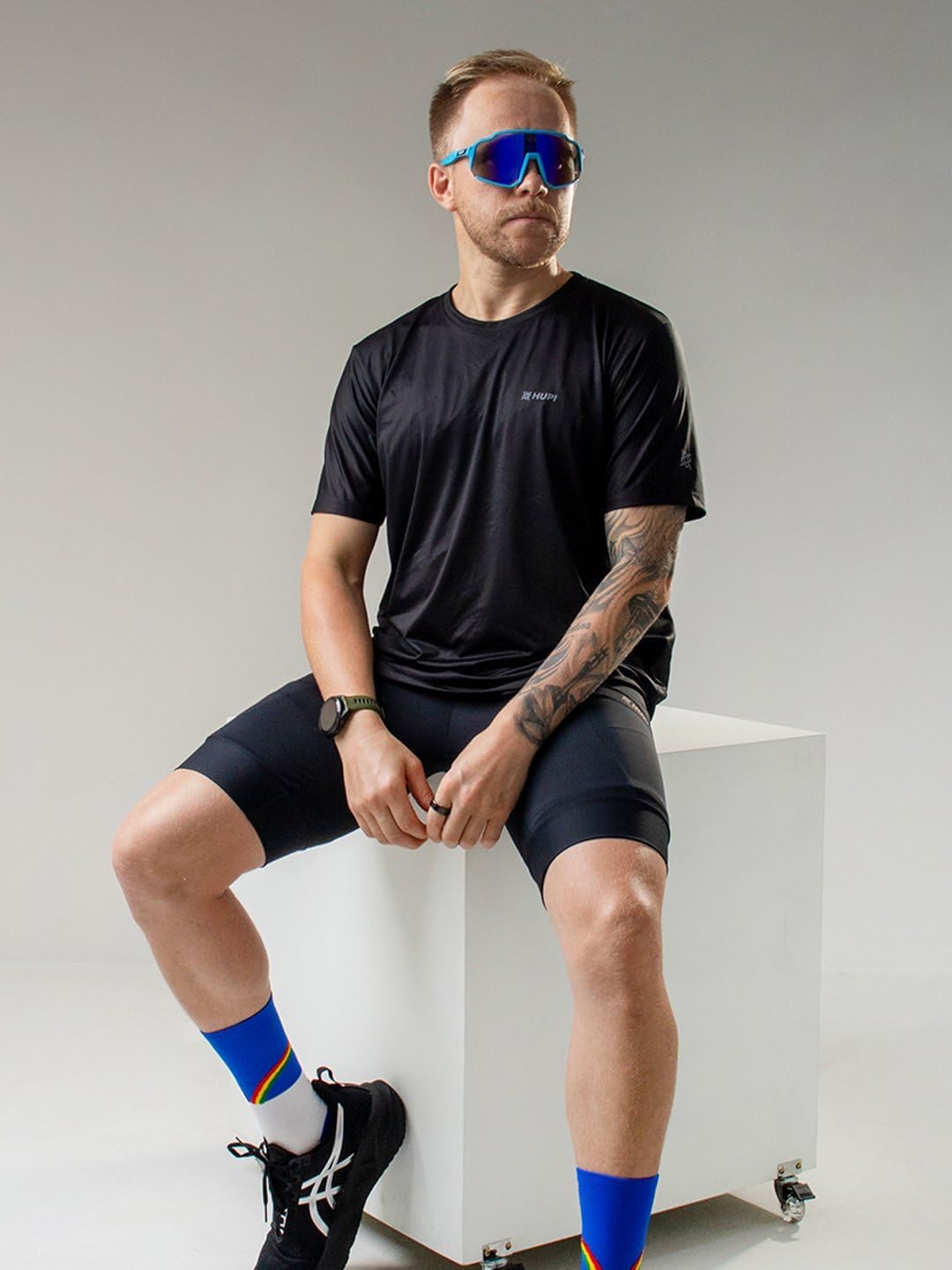 Meia Hupi Run para Corrida Preto/branco, Cor: Preto/branco Meia Hupi Run para Corrida Preto/branco, Cor: Preto/branco