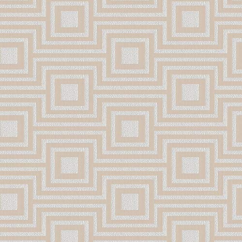 Arthouse Modena Silver Sqaure Geoemtric Wallpaper 901800