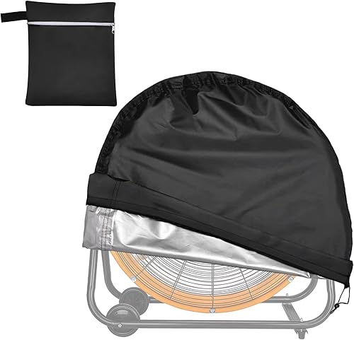 VEGARD Cubierta de ventilador industrial, cubierta de ventilador para exteriores, resistente al agua y al polvo para ventilador de piso de alta