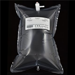 Tedlar Bag 3L - Air Sampling - Gas Sampling - PVF Film - Polypropylene Fitting Valve (Pack of 10)