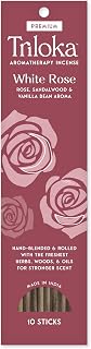 Triloka Premium Incense, White Rose, 10 Sticks