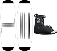 Vista 3 de System & Hyperlite Wakeboard Machete con fijaciones System Tour Wakeboard se adapta a tamaños de bota 8-14 Tablas 136, 140, 56.7 in