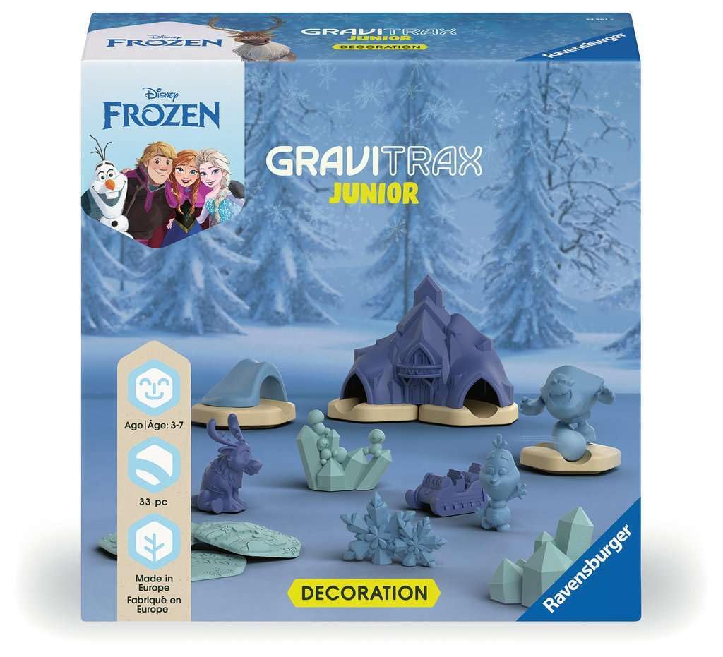 Ravensburger - Gravitrax Junior - Frozen expansion set - 33 pieces - Ball track - Building game - Building ball course - From 3 years old - French version - 23861