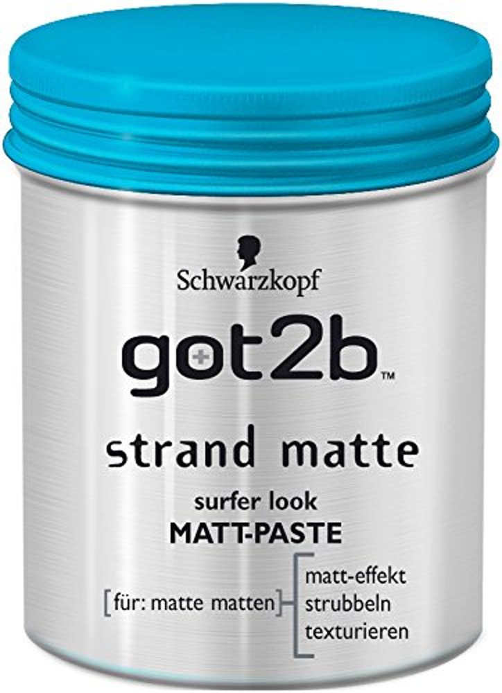 Schwarzkopf Got2b Strand Matte, 6er Pack (6 x 100 ml)