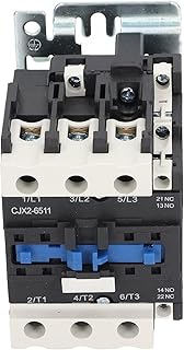 Contactor AC Contactor 65 Amp High Sensitivity Large Carrying Capacity Coil Electronic Starter Contactor High Electrical Conductivity for Distribution Industrial Electrics