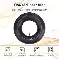 Vista 4 de TIANYAN Tubo interior 4.10/3.50-4 para carretilla, camión de mano, cortacésped, carrito de mano, carrito de mano, carrito de jardín, quitanieves