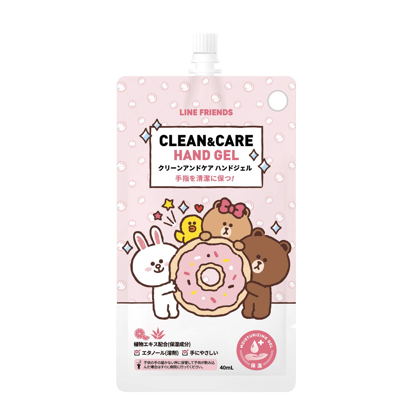 Amazon.co.jp: LINE FRIENDS クリーンアンドケア アルコール ハンド