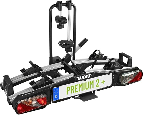 EUFAB 11523 premium II rear carrier for tow bar attachment