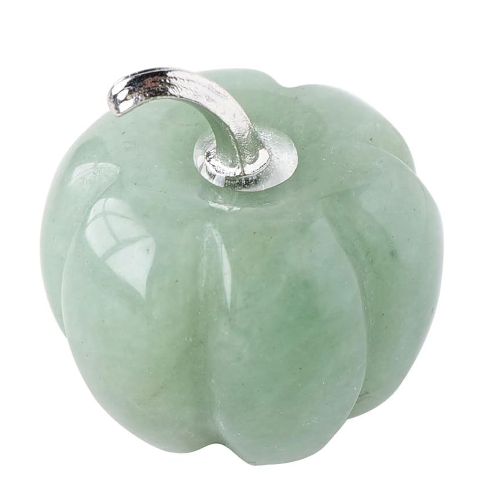 Paquete de 5 Figuras de Calabaza con Piedras curativas Natural,
