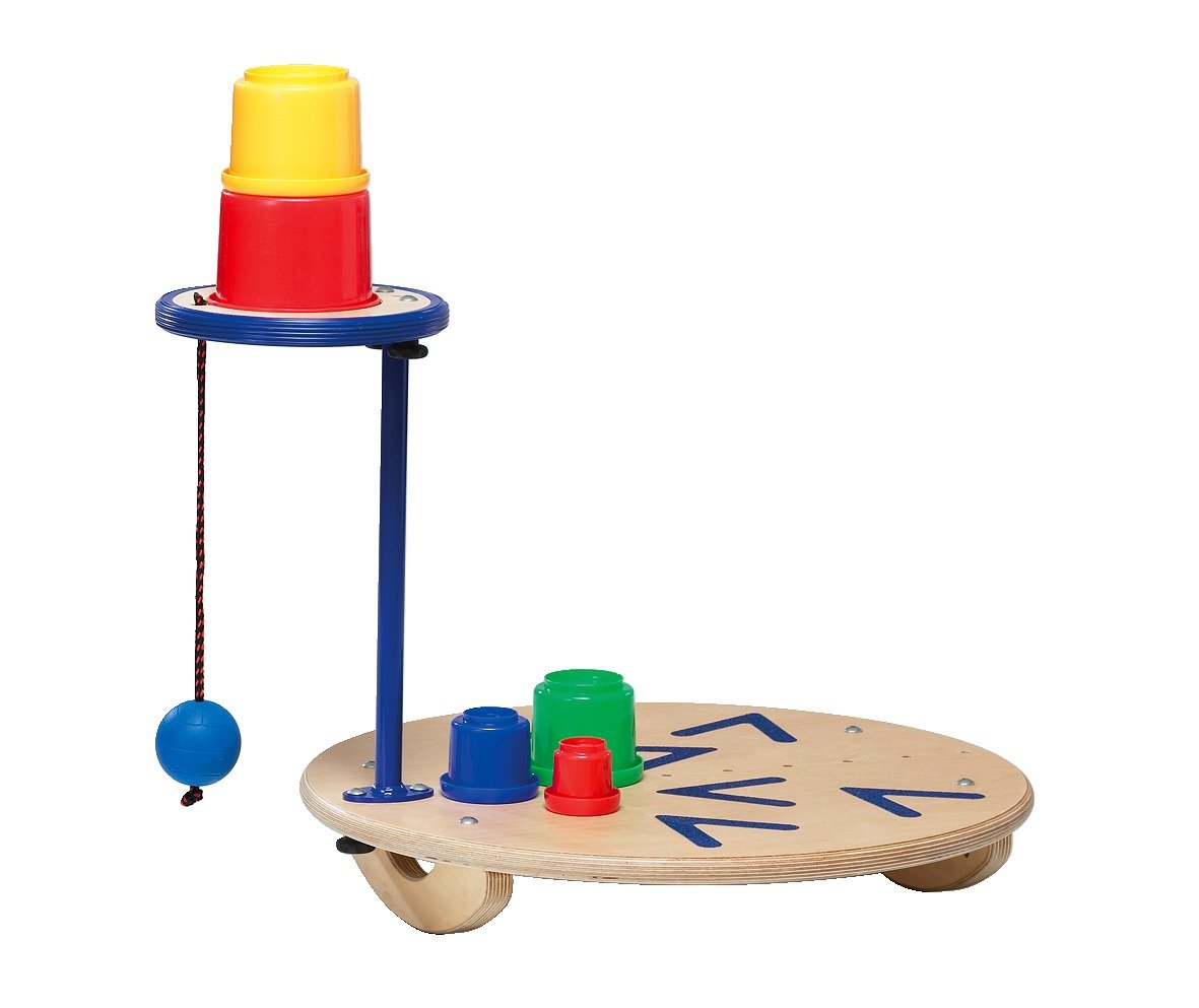 Pedalo Fun-Wipp I Kinder-Wippe I Balancewippe I Balance Board I Balancier Spiel I Gleichgewichtstrainer I Koordination I Schule I Kindergarten