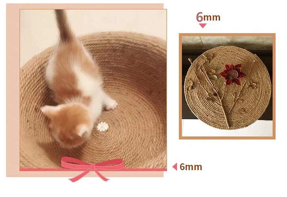 wangk 6mm Corda di Canapa Naturale Cordoncino Iuta Filo di Legatura 50m 100m tiragraffi per la Decorazione Domestica Artigianato Fai-da-Te Giardinaggio