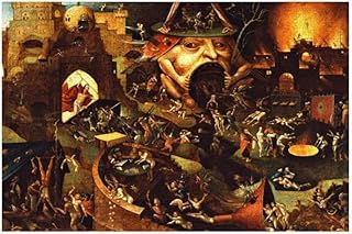 votgl Hieronymus Bosch Christ in Limbo Jigsaw Puzzle Puzzle 1000 Pezzi Puzzle Game Artwork for Adults Teens Kids Children