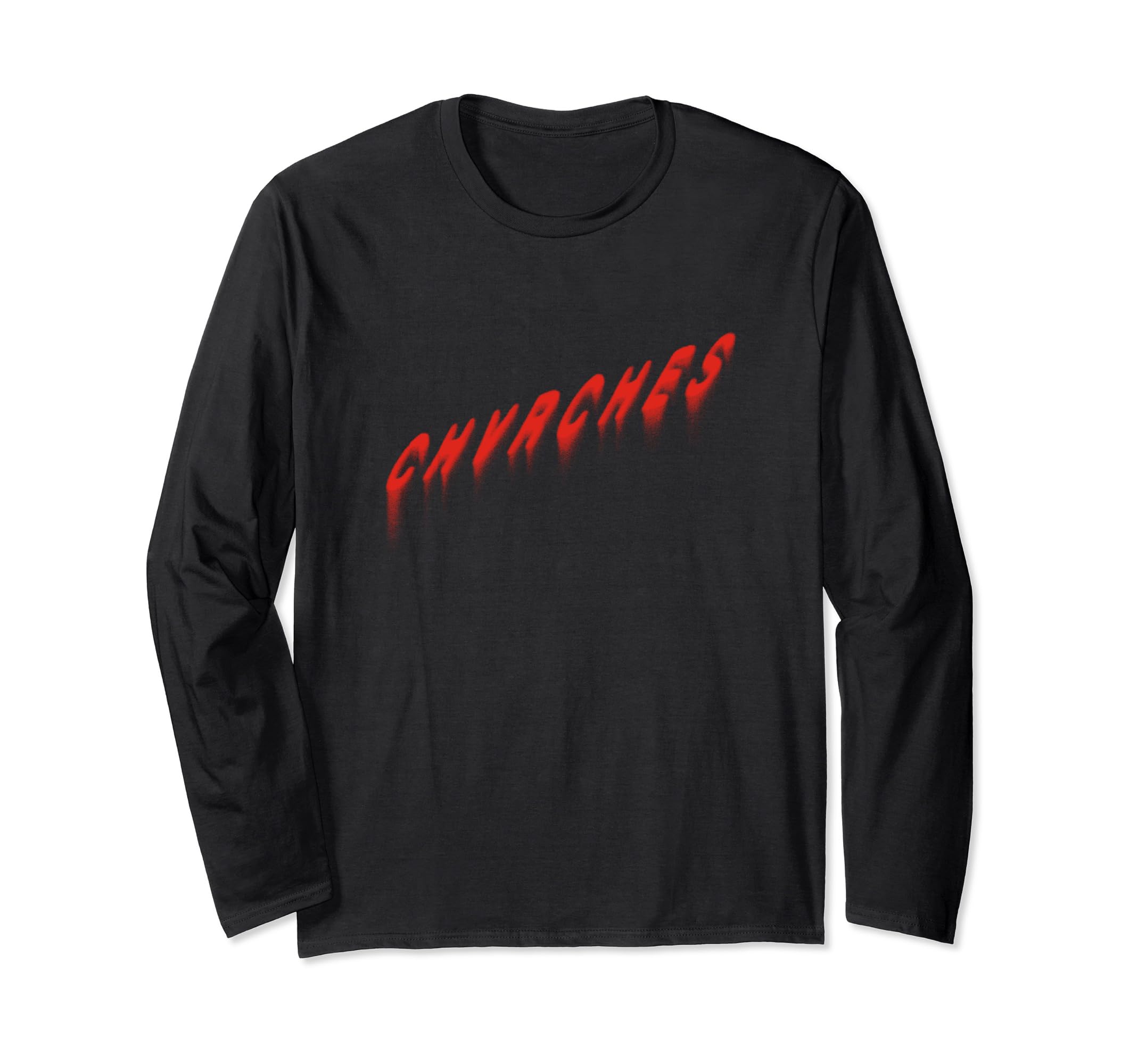 Amazon | CHVRCHES - Black Diagonal 長袖Tシャツ | Tシャツ
