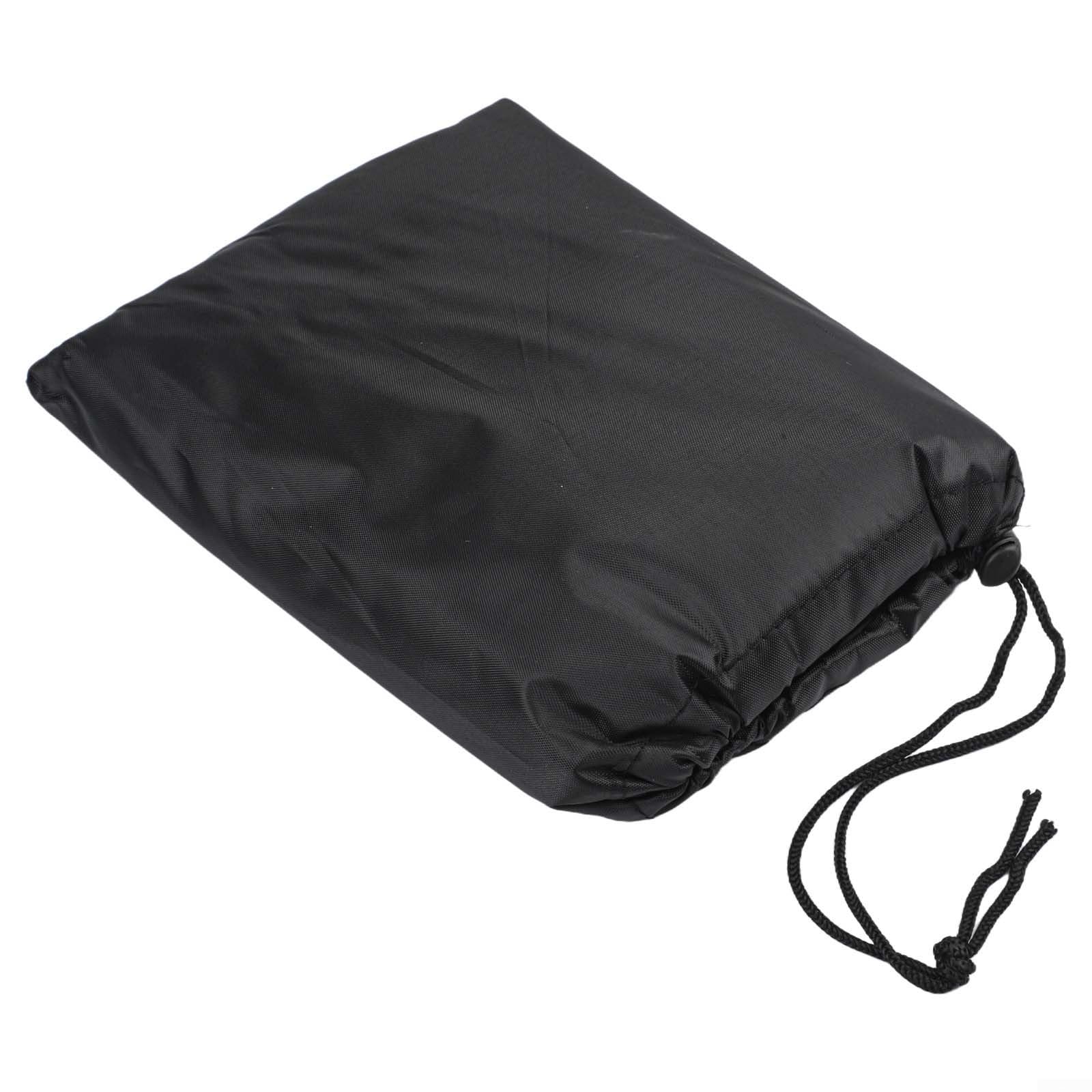 Housse de banc d'extérieur en tissu Oxford 210D 152x46x54 cm Noir imperméable pliable