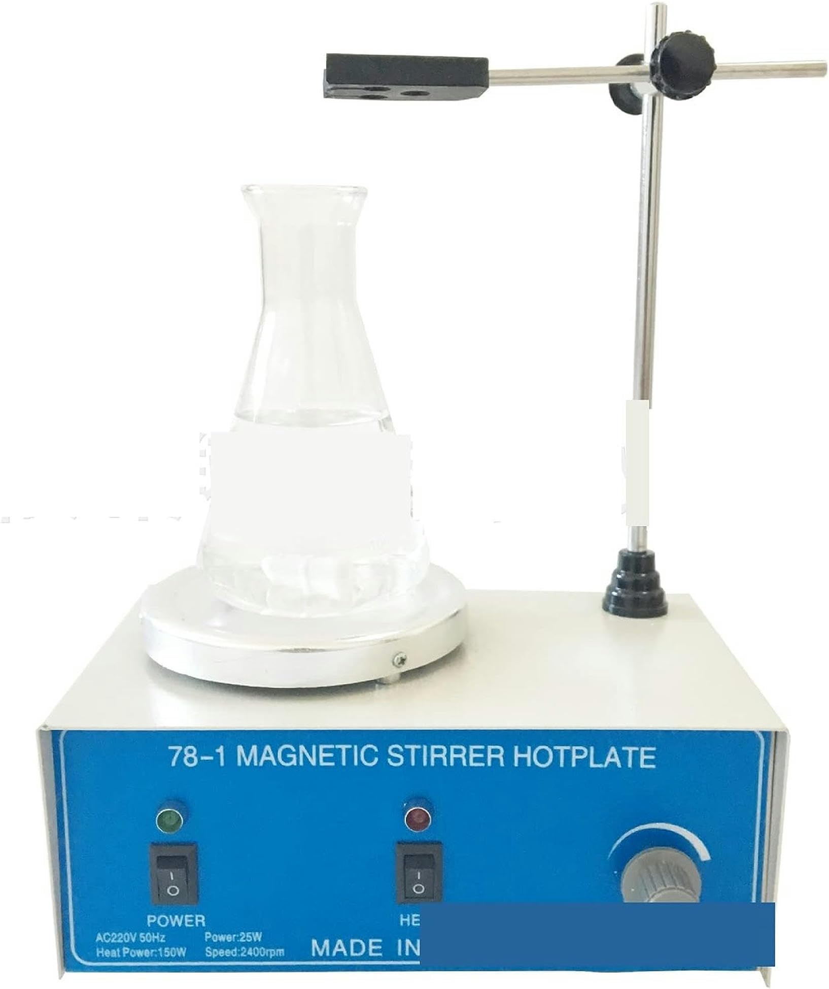 Agitador magnético Mezclador magnético LCD Agitador magnético Digital con calefacción Placa calefactora de Laboratorio Placa de agitación magnética