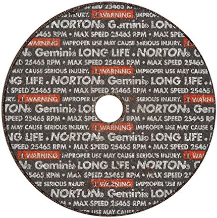 Norton Abrasives 66243510653 - Gemini Cut-Off Wheel - Wheel Diameter: 3 in, Maxi