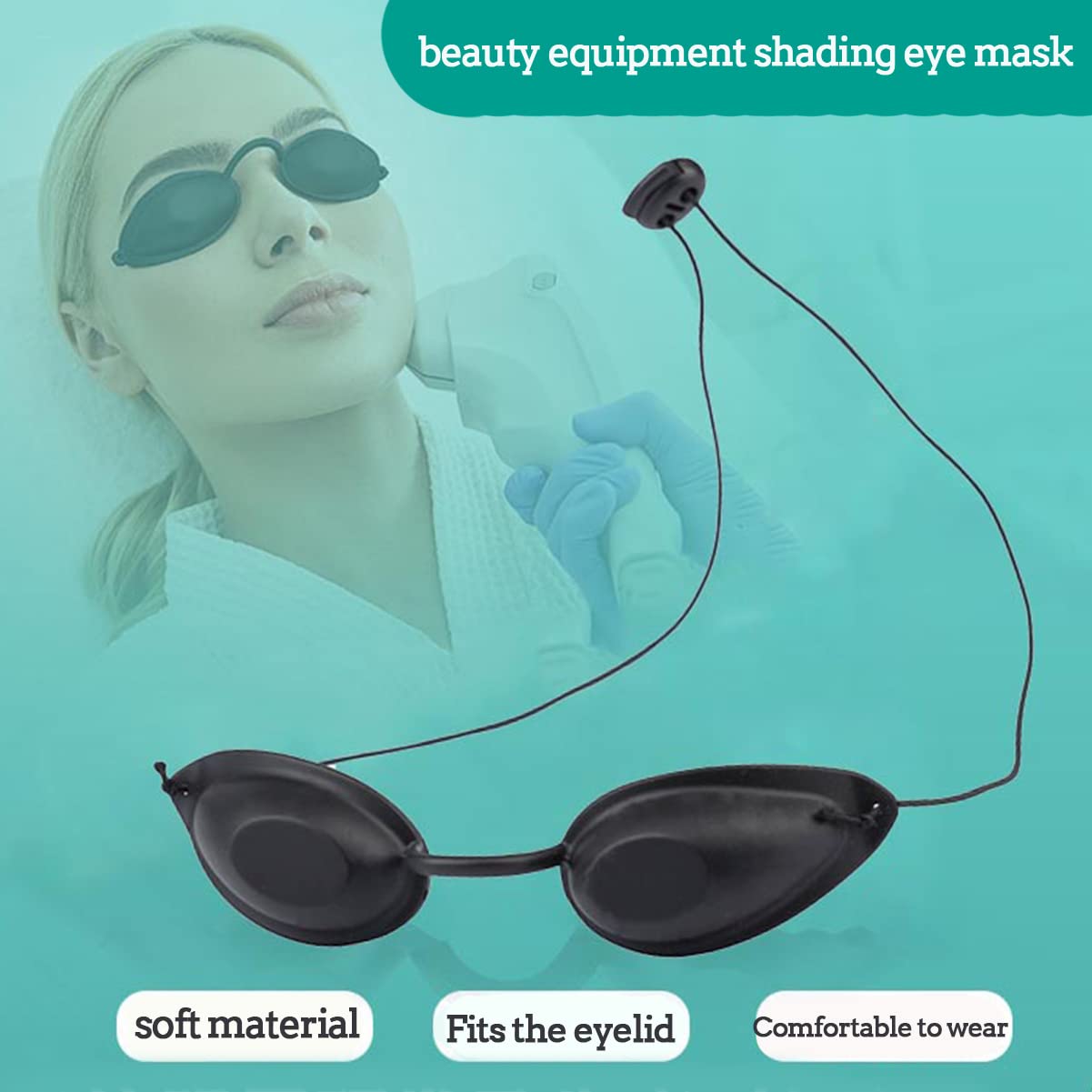 Occhiali Di Sicurezza Per La Protezione Del Laser, Occhiali Da Bronzo, Occhiali Da Protezione Laser Per I Pazienti Per Il Trattamento Laser Cosmetico, Depilazione Ipl, Protezione Uv