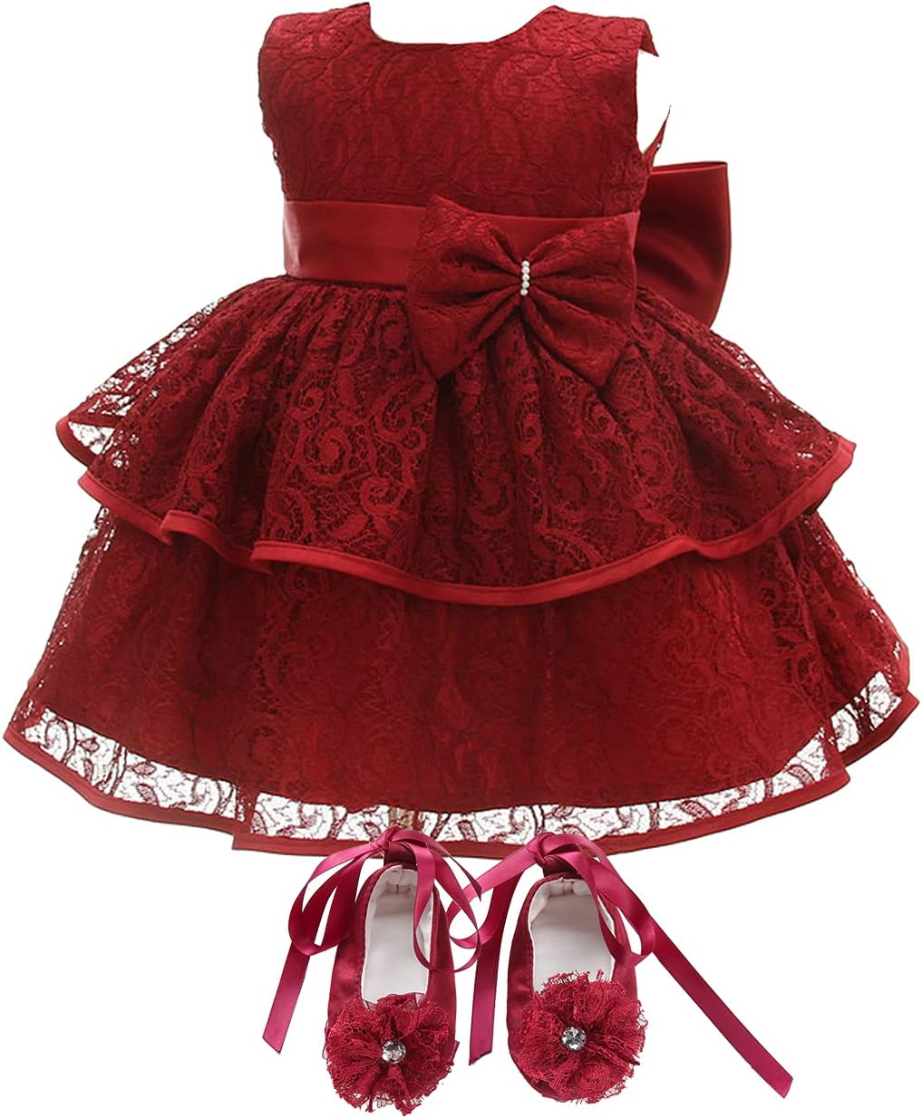 Bow Dream DRESS ベビー・ガールズ US サイズ: 18-24 Months